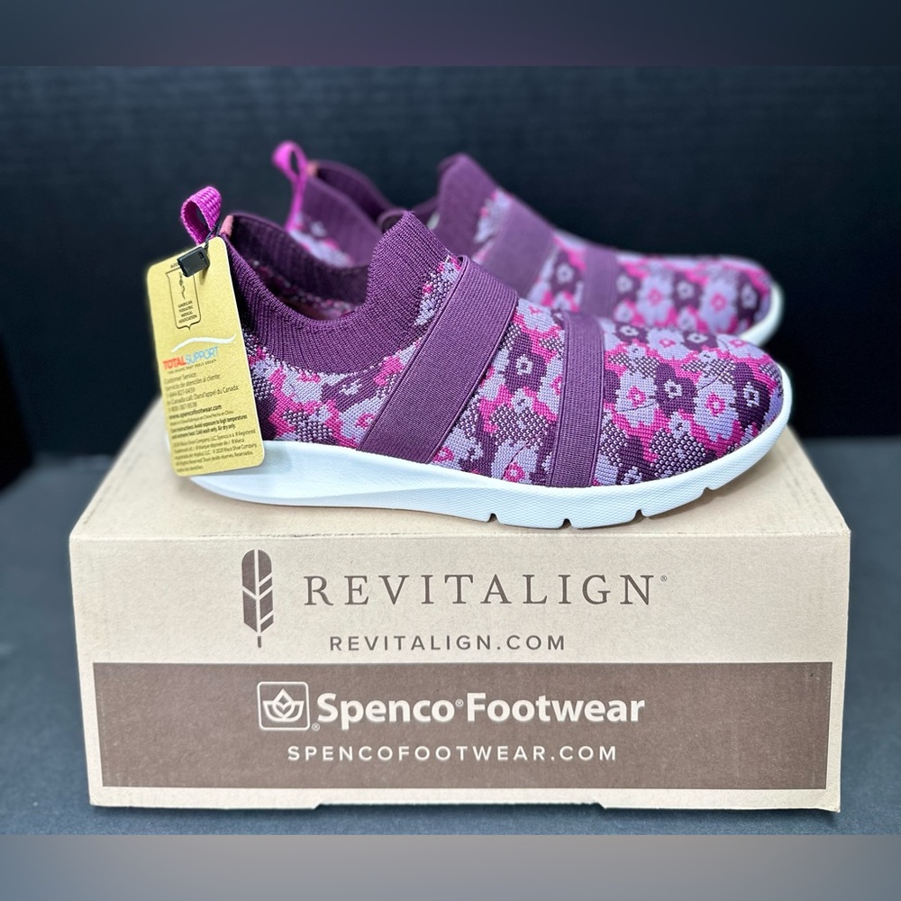 Women's Slip-On Knit Sneakers in Plum Pink - Picture 8 of 15